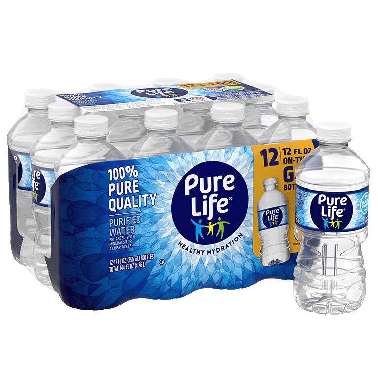 12 oz Bottled water